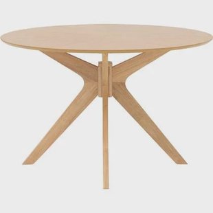 Goossens Basic Eettafel Sanoa, Rond 120 cm