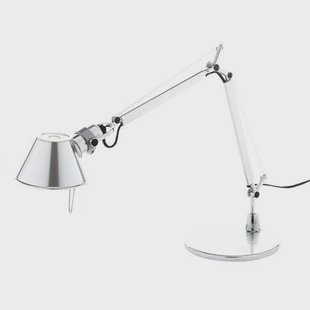 Tolomeo Micro bureaulamp retrofit gepolijst aluminium