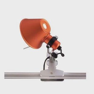 Tolomeo Micro Pinza klemlamp retrofit oranje
