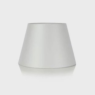 Tolomeo lampenkap Ø36 grijs satijn
