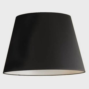 Tolomeo lampenkap Ø42 zwart satijn