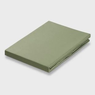 Satin Hoeslaken Light Olive | 180 x 200 cm | Groen | Satijnkatoen