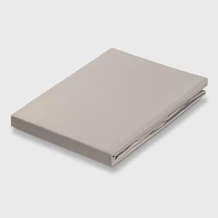 Satin Hoeslaken Sand | 160 x 200 cm | Beige | Bruin | Satijnkatoen