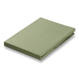 Satin Hoeslaken Light Olive | 160 x 200 cm | Groen | Satijnkatoen