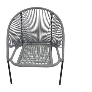 Venture Home Lindos Loungestoel 85 x 78 x 73 - Grijs - 2-pack