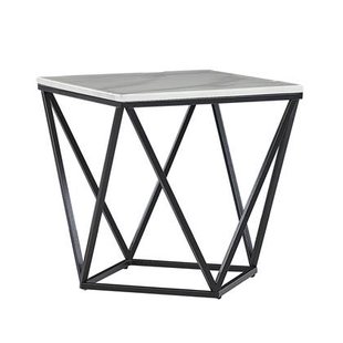 Beliani - MALIBU - Bijzettafel - Beige - MDF