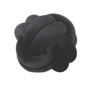 Beliani - MALNI - Sierkussen - Zwart - 20 x 20 cm - Fluweel