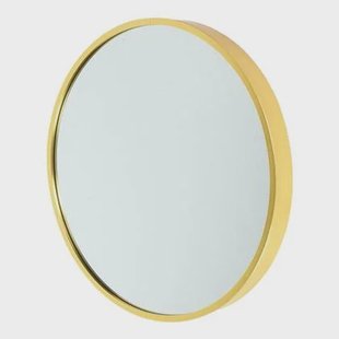 Fragix Alux Wandspiegel - Goud - Aluminium Ø40