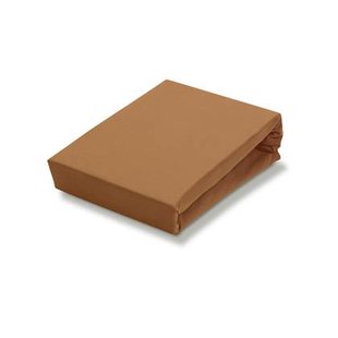 Jersey Supreme Topper Hoeslaken Cognac | 80-100 x 190-220 cm | Bruin