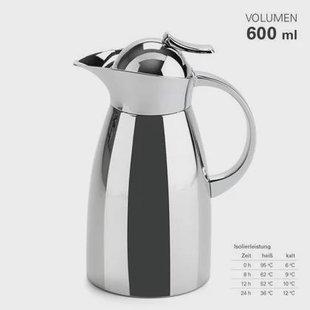 Thermoskan, 600 ml, Dubbelwandig - Weis