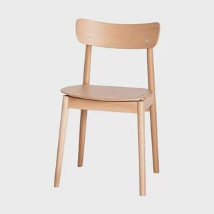 Fameg George Houten Eetkamerstoel Naturel