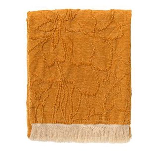 Dutch Decor plaid FLORINE - 140x180 cm Golden Glow