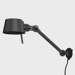 Tonone Bolt Bed Sidefit wandlamp met stekker Smokey Black