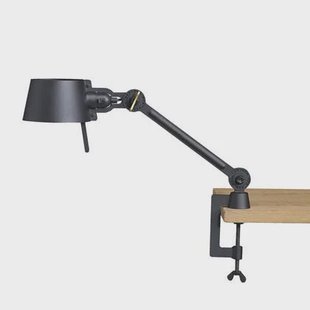 Bolt 1 Arm klemlamp small Smokey Black