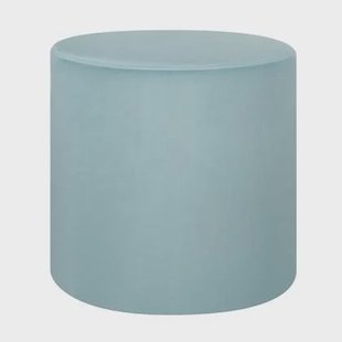 Beliani - LOVETT - Poef - Groen - 47 cm - Fluweel