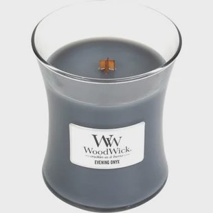 Woodwick Medium Candle Evening Onyx Woodwick Medium Candle Evening Onyx