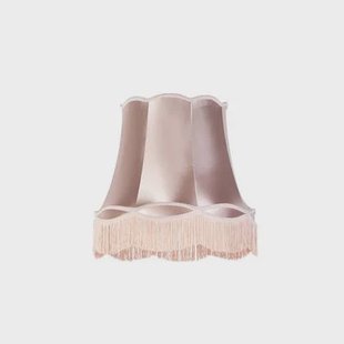 QAZQA Zijden lampenkap roze 45|30|44 - Granny