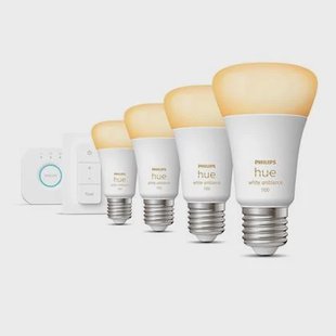 Philips Hue Starterspakket White Ambiance E27 - Bridge & Dimmer Switch
