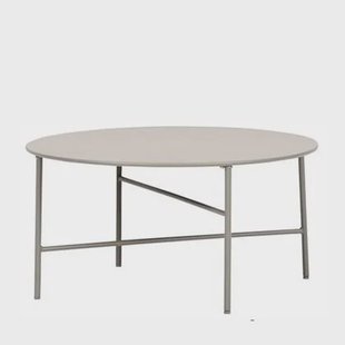 Lisomme Mila metalen tuin salontafel grijs - Ø 70 cm Lisomme Mila metalen tuin salontafel grijs - Ø 70 cm