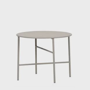 Lisomme Mila metalen tuin salontafel grijs - Ø 50 cm