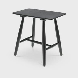 Villa Collection Bast Eikenhouten Krukje H 45 cm - Zwart