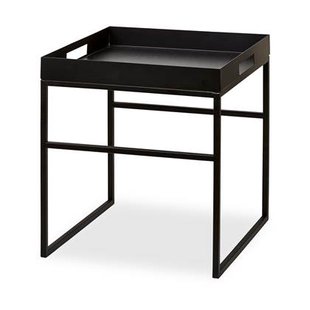 Villa Collection Svir Metalen Bijzettafel - Zwart