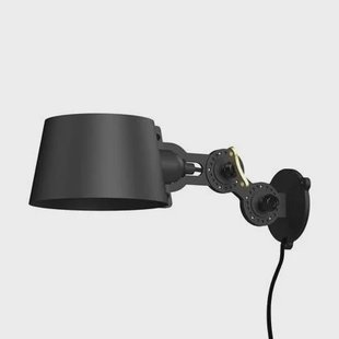 Tonone Bolt Sidefit Mini wandlamp met stekker Smokey Black