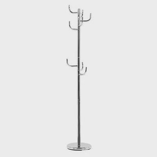 Beliani - TRENTON - Kapstok - Zilver - RVS