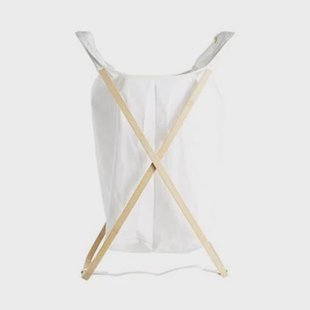 Lisomme Joost katoenen staande wasmand wit