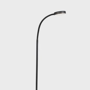 QAZQA Moderne vloerlamp zwart incl. LED verstelbaar - Trax