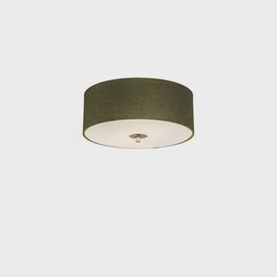 QAZQA Landelijke plafondlamp groen 30 cm - Drum Jute QAZQA Landelijke plafondlamp groen 30 cm - Drum Jute