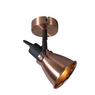 QAZQA Klassieke plafondspot koper kantelbaar - Jos