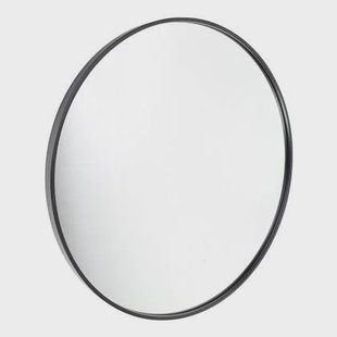 Fragix Boston wandspiegel rond - Zwart - Metaal - Ø75cm - Industrieel Fragix Boston wandspiegel rond - Zwart - Metaal - Ø75cm - Industrieel
