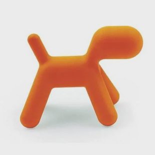 Puppy kinderstoel medium oranje