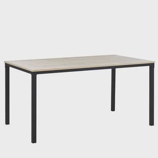 Beliani-HOCKLEY-Eettafel-Lichte houtkleur-90 x 150 cm-Vezelplaat