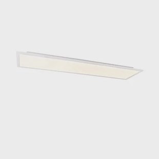 QAZQA Modern LED paneel staal 120 cm incl. LED 4-staps dimbaar - Liv