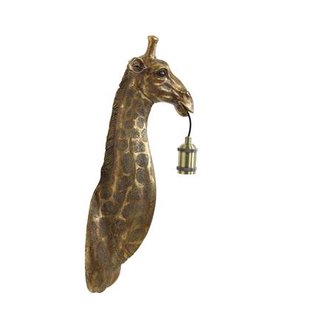 Light & Living Wandlamp Giraffe - Antiek Brons - 20.5x19x61cm Light & Living Wandlamp Giraffe - Antiek Brons - 20.5x19x61cm