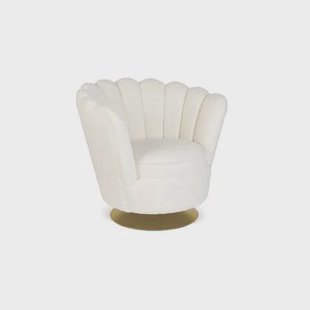 Bold Monkey Mother Of All Shells fauteuil teddy naturel
