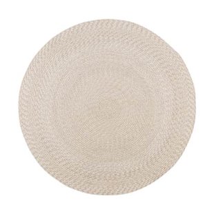 Artichok Macy Vloerkleed voor Binnen en Buiten Ø 120 cm - Zand