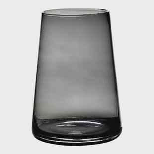 Maison Péderrey Vaas Mond geblazen glas Glas Zwart D 20 cm H 28 cm Maison Péderrey Vaas Mond geblazen glas Glas Zwart D 20 cm H 28 cm