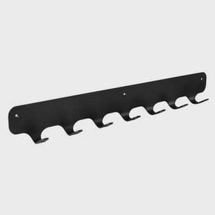 Gorillz Rounded Seven - Wandkapstok - 67 x 6 x 7,8 mm - Zwart Gorillz Rounded Seven - Wandkapstok - 67 x 6 x 7,8 mm - Zwart