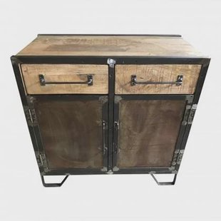 Vtw Living - Dressoir Kast - Industriële Ladekast - 40 x 80 cm