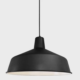 Mexlite - hanglamp - Blackmoon - zwart - metaal - Ø 40cm - E27 -
