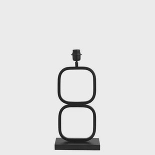 Light & Living Lampvoet Lutika - Zwart - 23x11,5x46cm