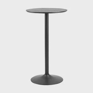 Lisomme Vino houten bartafel zwart - Ø 60 cm Lisomme Vino houten bartafel zwart - Ø 60 cm