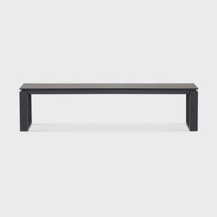 Lisomme Abel tuinbank zwart - 180 x 43 cm Lisomme Abel tuinbank zwart - 180 x 43 cm