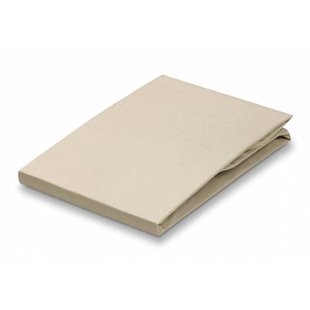 Percale Hoeslaken Linen | 90 x 210 cm | Beige | Katoen