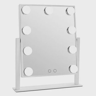 LYVION Make-up spiegel met led bulbs wit LYVION Make-up spiegel met led bulbs wit