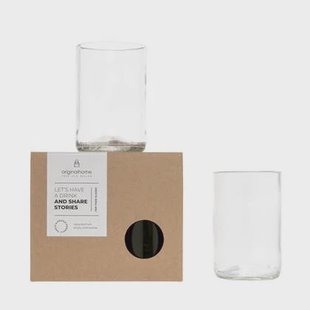 Original Home Glazen Helder M - Set Van 2 Original Home Glazen Helder M - Set Van 2
