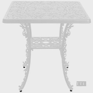 Industry Garden tuintafel vierkant 70x70 wit